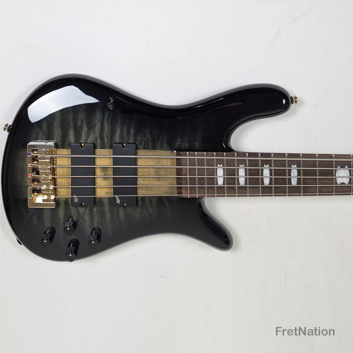 Spector Spector Icon NS-5 Neck-Thru 5-String Bass Black Stain 9.60bs ICONNS5BLKS CI26051696