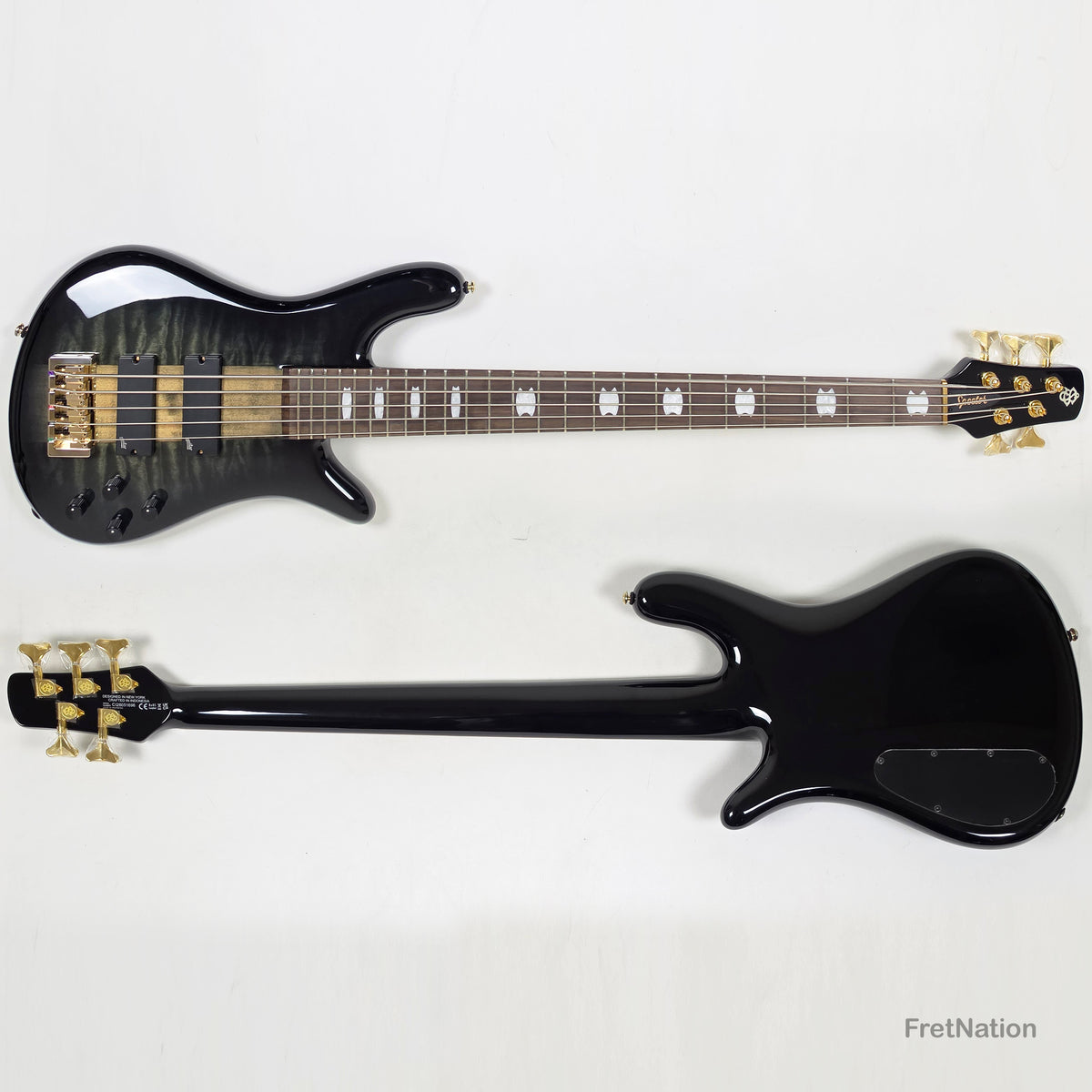 Spector Spector Icon NS-5 Neck-Thru 5-String Bass Black Stain 9.60bs ICONNS5BLKS CI26051696