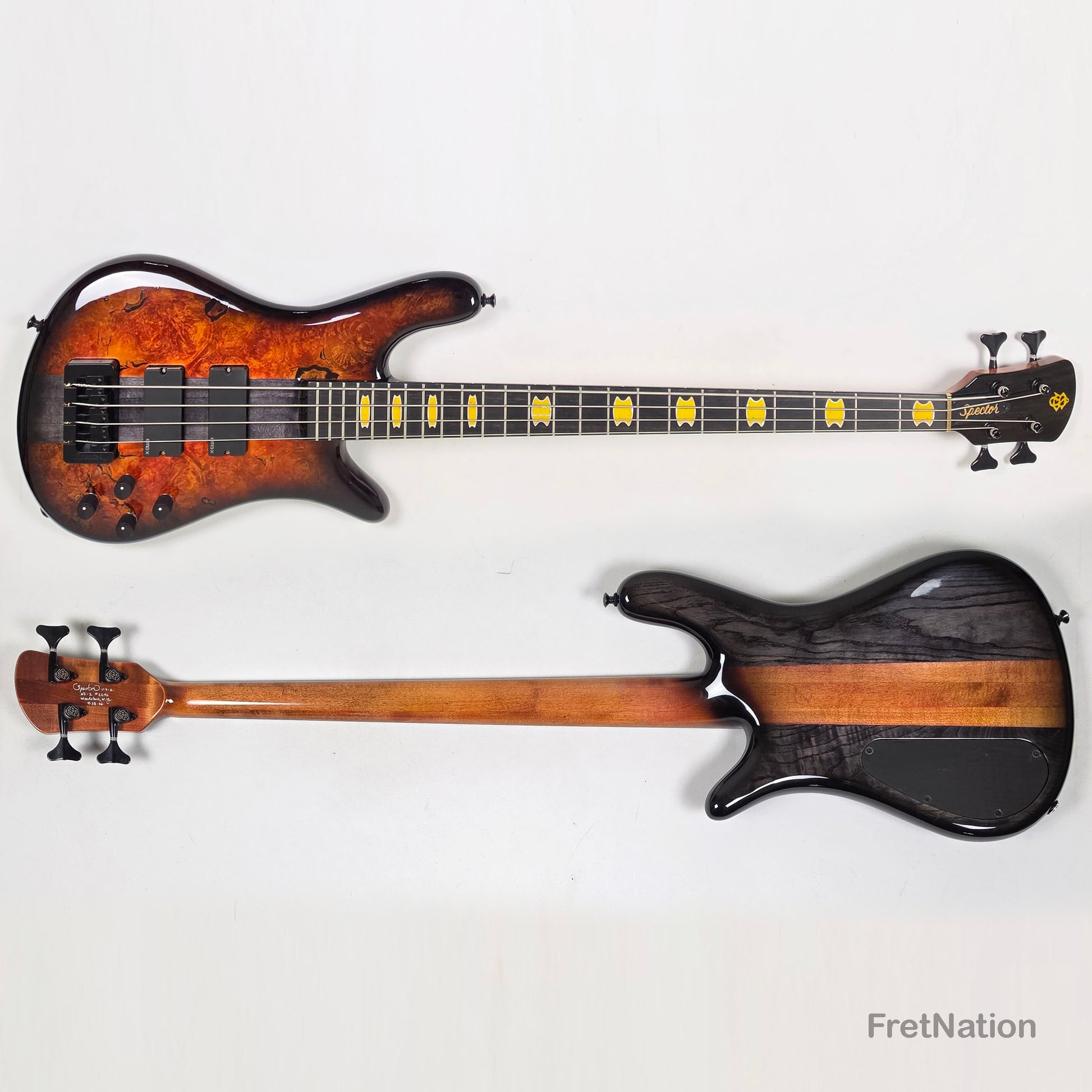 Spector Spector NS-2 PJ 4-String Bass Ale's Inferno Gloss - 8.90lbs #2246