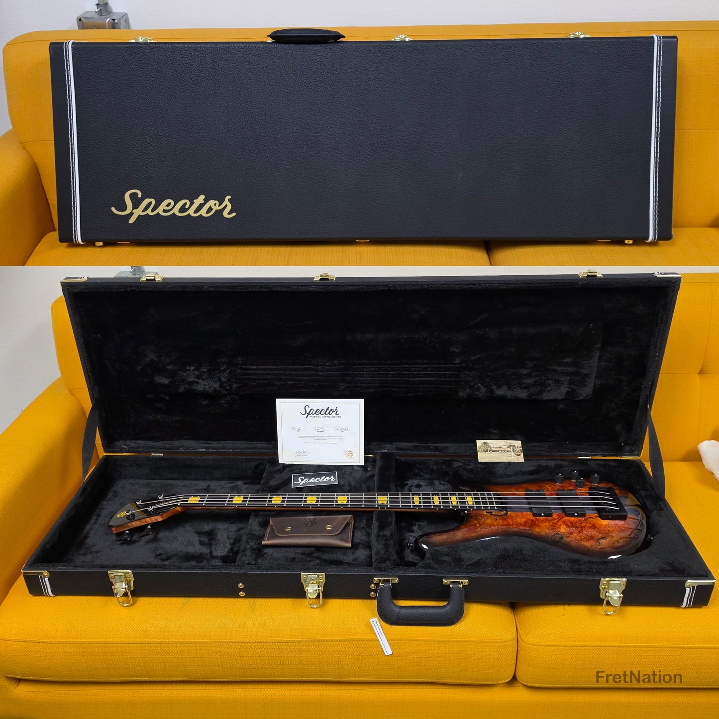 Spector Spector NS-2 PJ 4-String Bass Ale's Inferno Gloss - 8.90lbs #2246