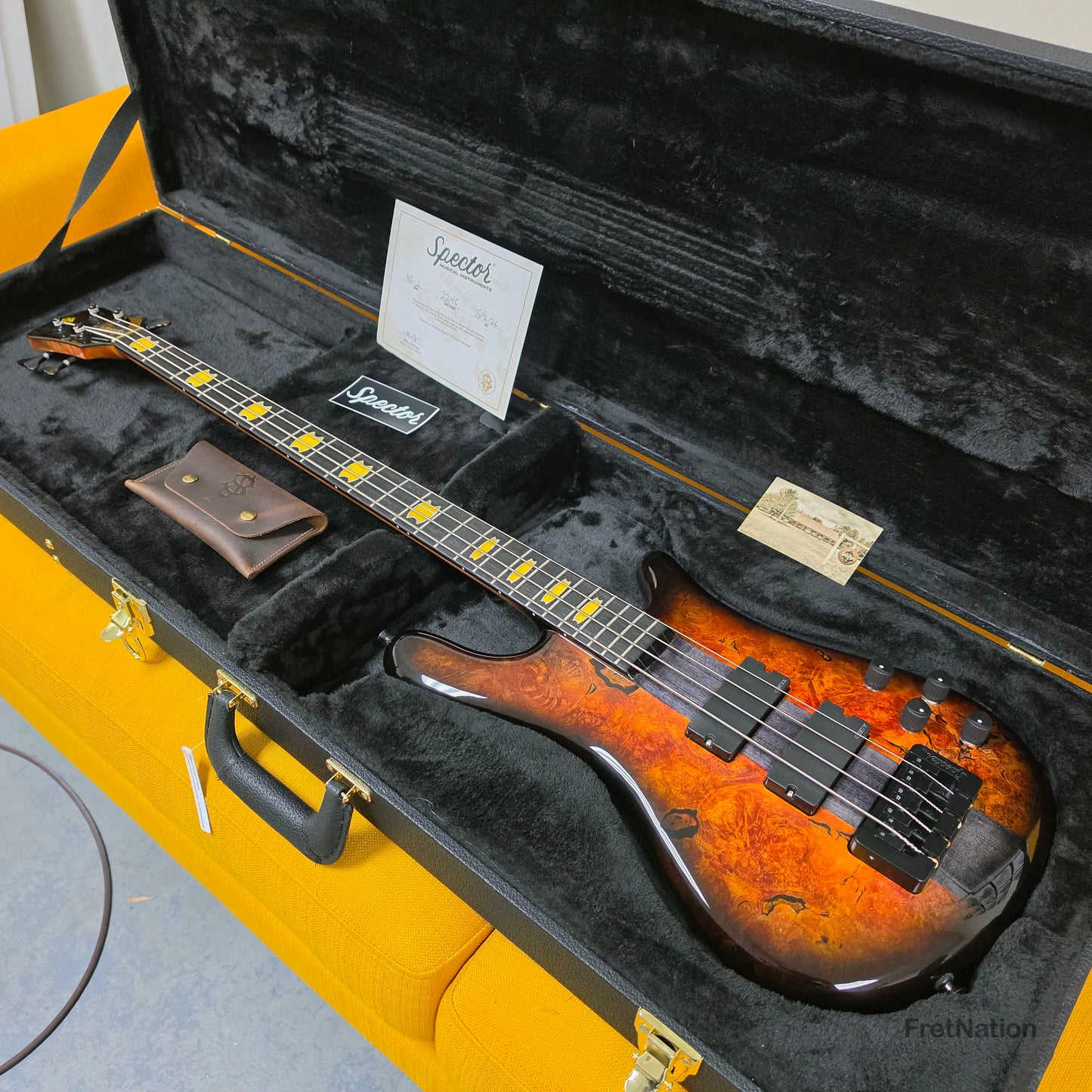 Spector Spector NS-2 PJ 4-String Bass Ale's Inferno Gloss - 8.90lbs #2246