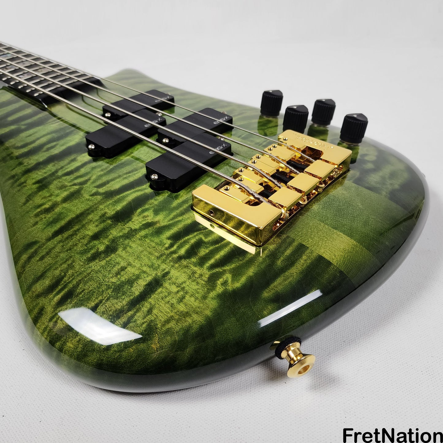 Fret Nation Spector USA New Era NS-2P 4-String Bass Solid Quilt #1576