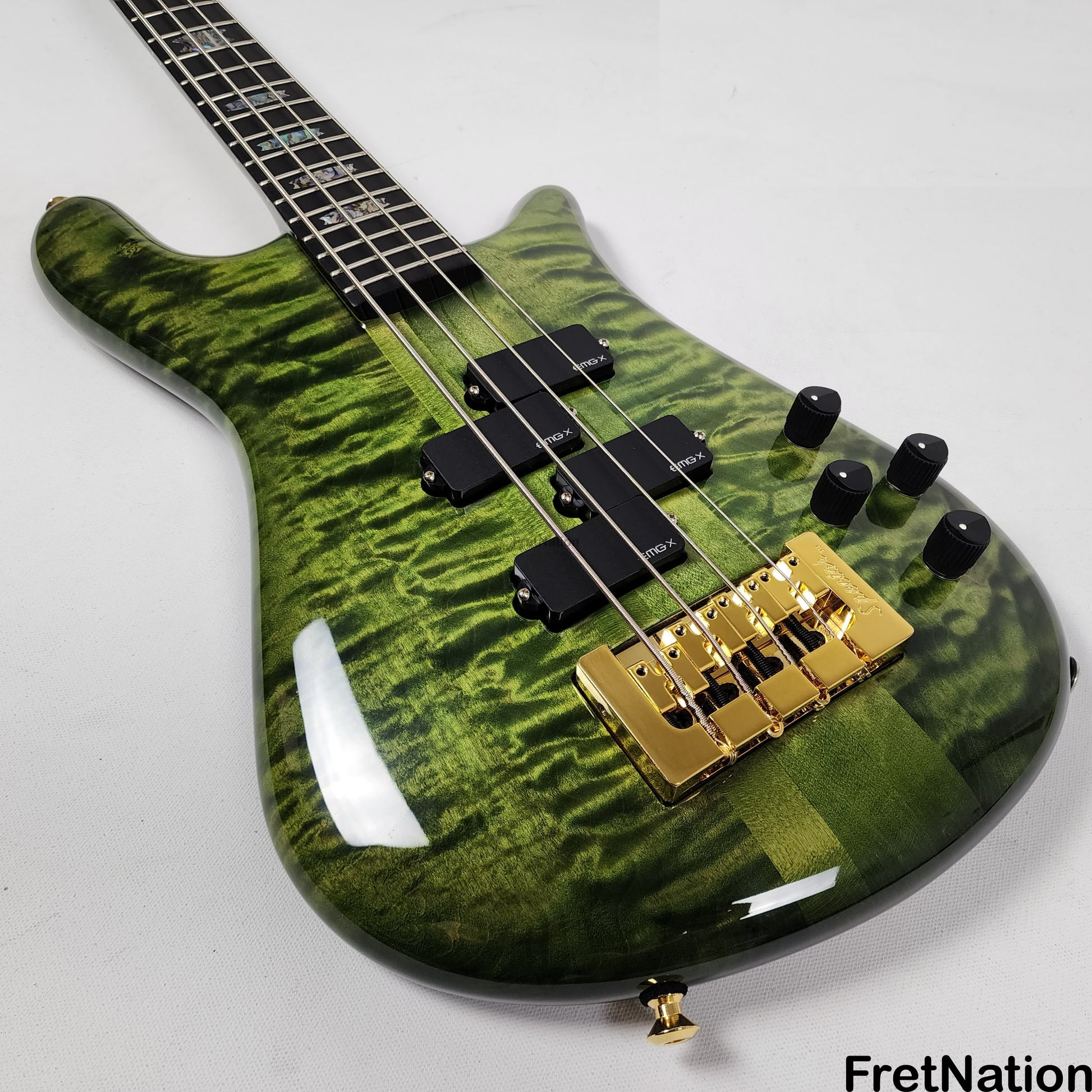 Fret Nation Spector USA New Era NS-2P 4-String Bass Solid Quilt #1576