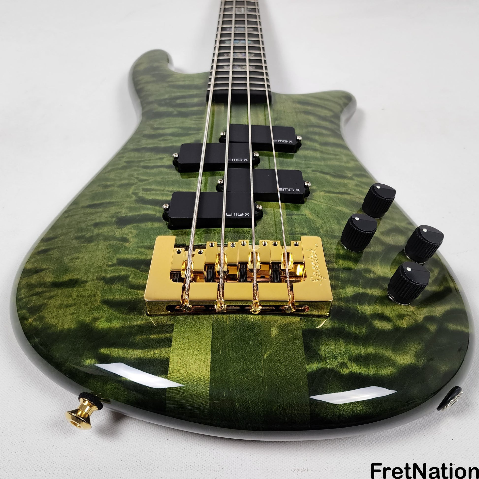 Fret Nation Spector USA New Era NS-2P 4-String Bass Solid Quilt #1576