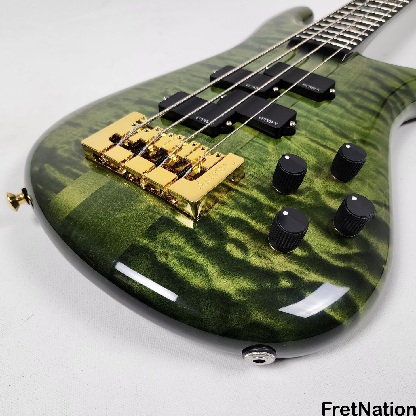 Fret Nation Spector USA New Era NS-2P 4-String Bass Solid Quilt #1576