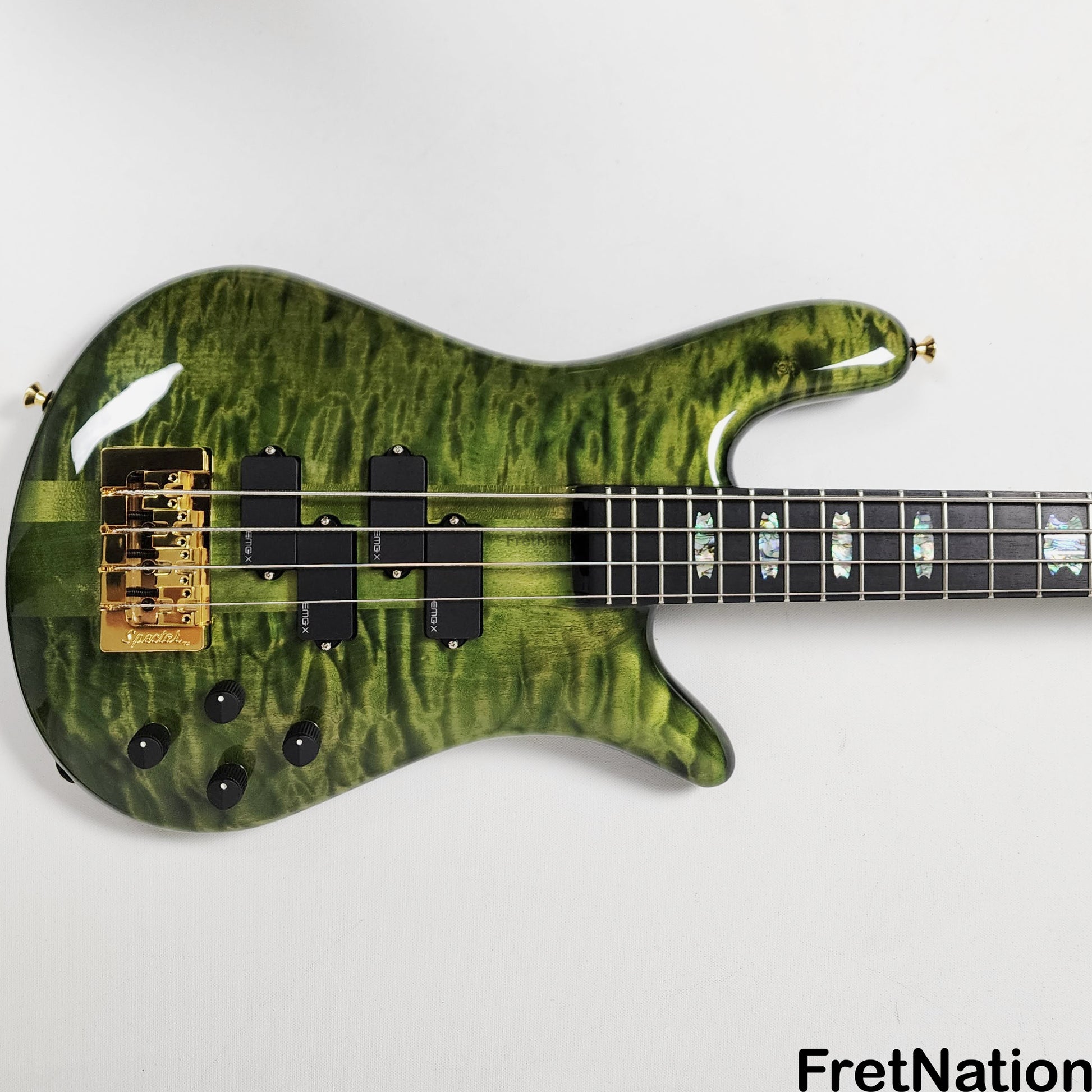 Fret Nation Spector USA New Era NS-2P 4-String Bass Solid Quilt #1576