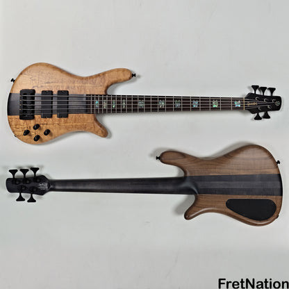 Spector Spector NS-5-32 5-String 32" Scale Bass Spalted Quilt - 9.32lbs #2132