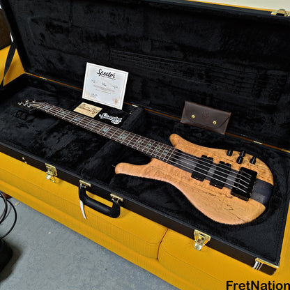Spector Spector NS-5-32 5-String 32" Scale Bass Spalted Quilt - 9.32lbs #2132