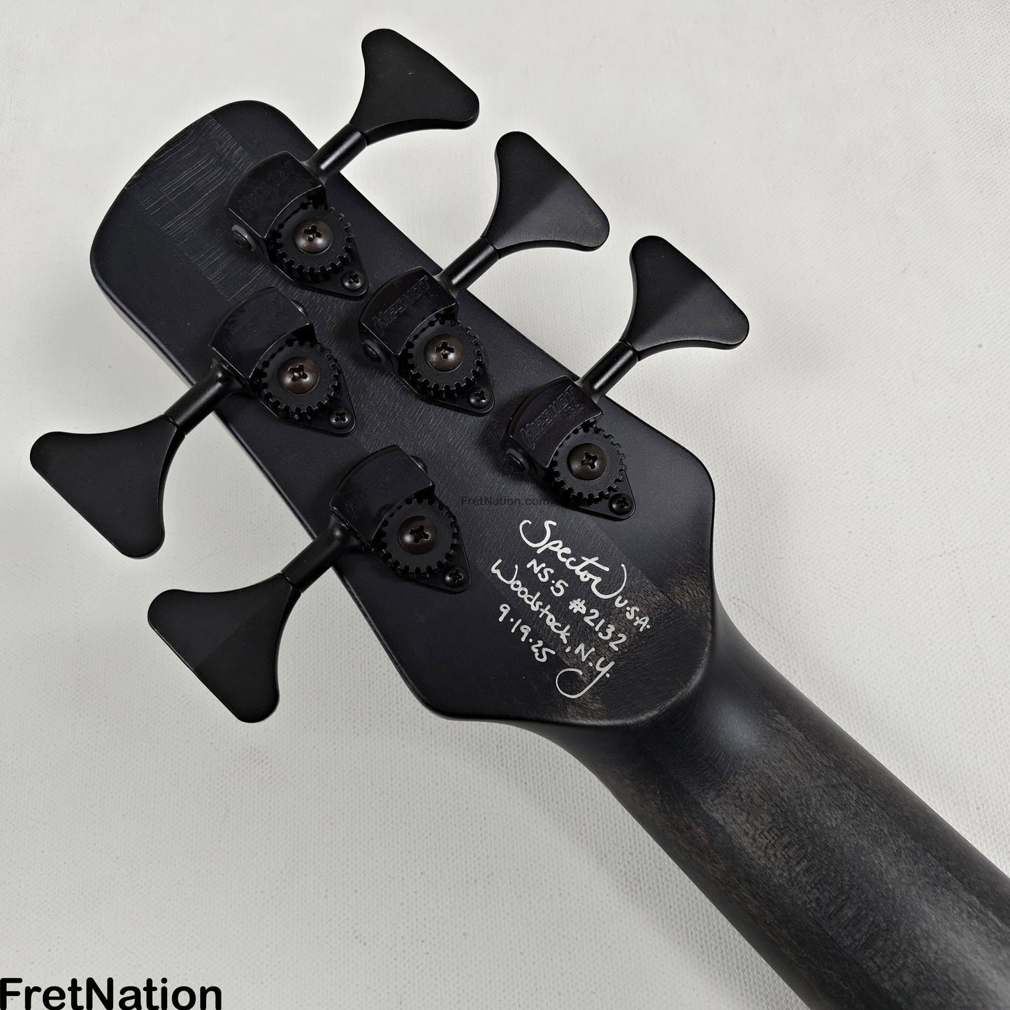 Spector Spector NS-5-32 5-String 32" Scale Bass Spalted Quilt - 9.32lbs #2132