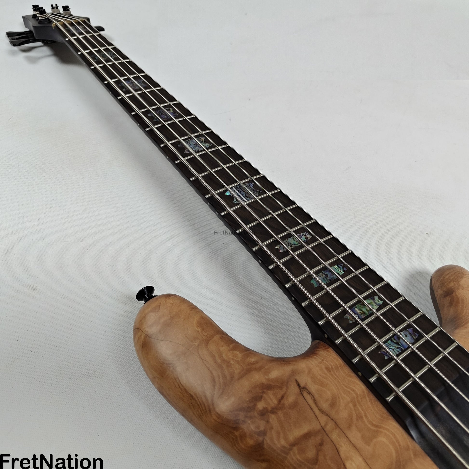 Spector Spector NS-5-32 5-String 32" Scale Bass Spalted Quilt - 9.32lbs #2132
