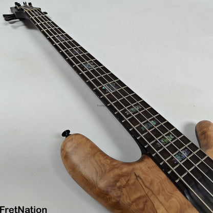 Spector Spector NS-5-32 5-String 32" Scale Bass Spalted Quilt - 9.32lbs #2132