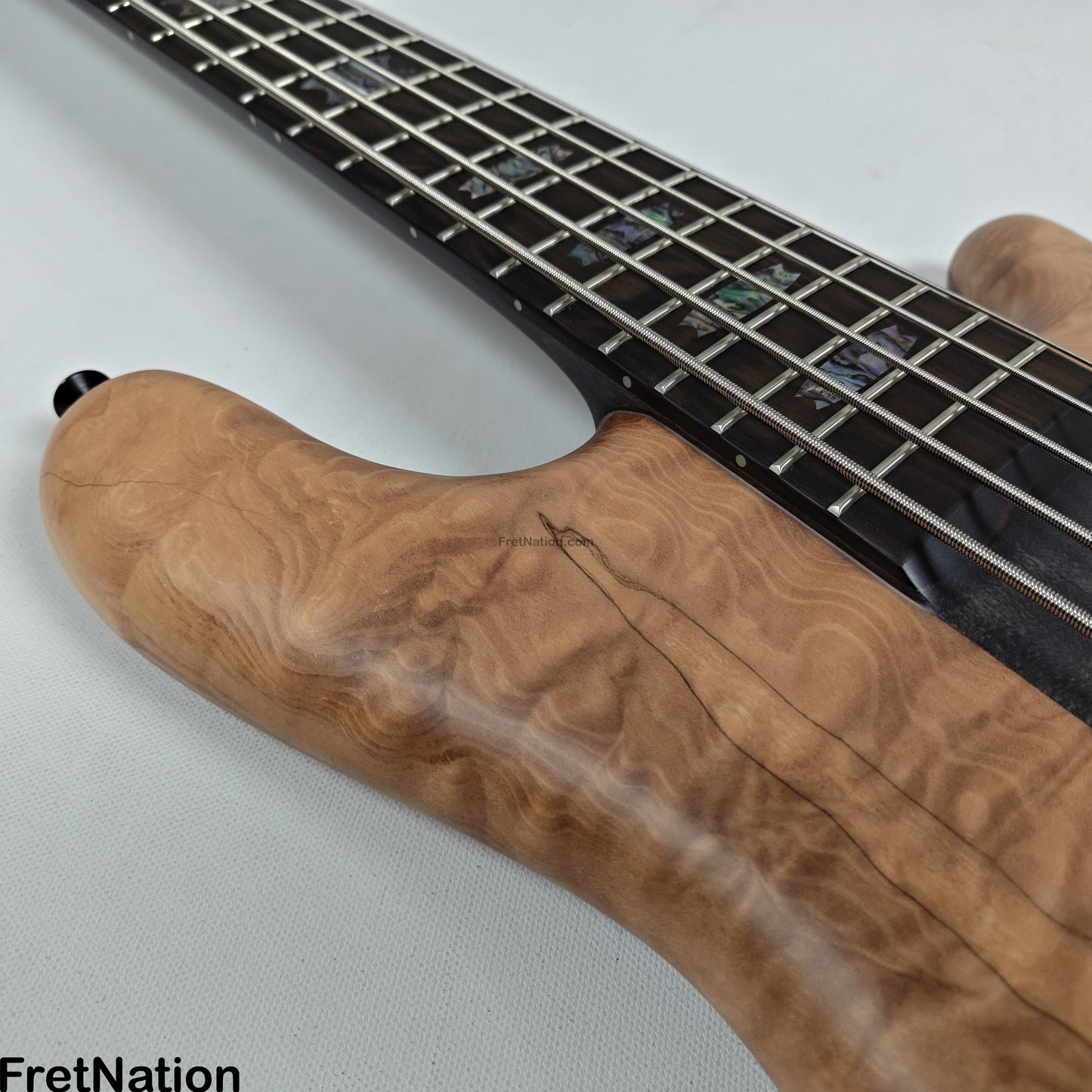 Spector Spector NS-5-32 5-String 32" Scale Bass Spalted Quilt - 9.32lbs #2132