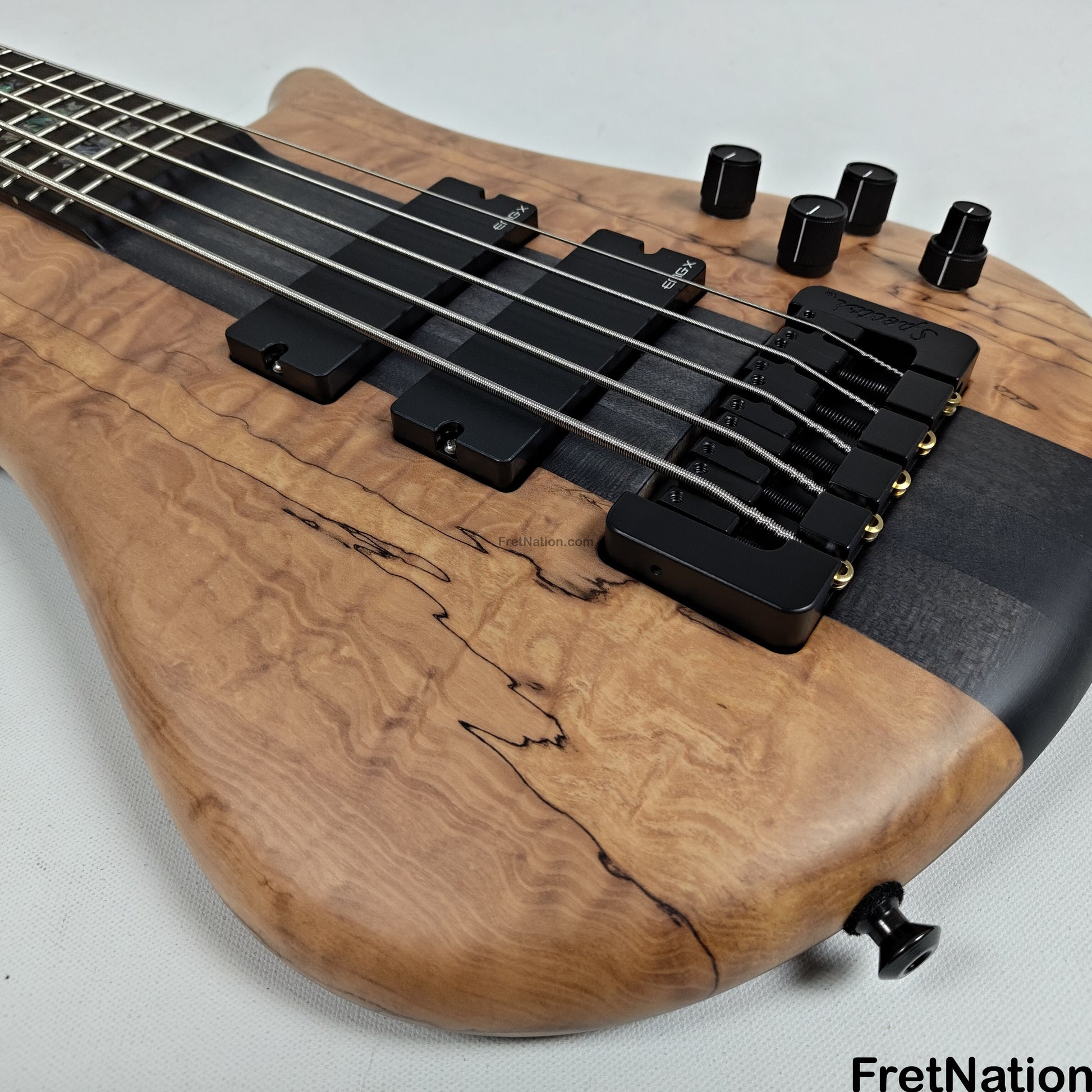 Spector Spector NS-5-32 5-String 32" Scale Bass Spalted Quilt - 9.32lbs #2132