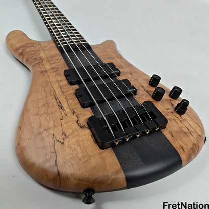 Spector Spector NS-5-32 5-String 32" Scale Bass Spalted Quilt - 9.32lbs #2132