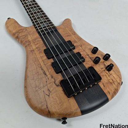 Spector Spector NS-5-32 5-String 32" Scale Bass Spalted Quilt - 9.32lbs #2132