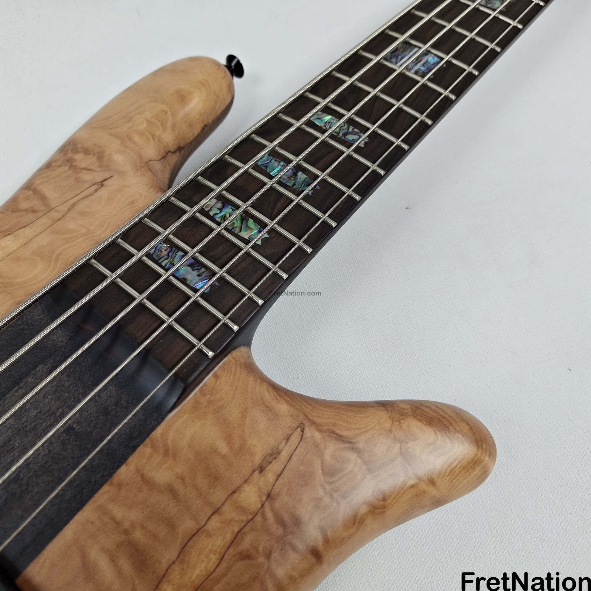 Spector Spector NS-5-32 5-String 32" Scale Bass Spalted Quilt - 9.32lbs #2132