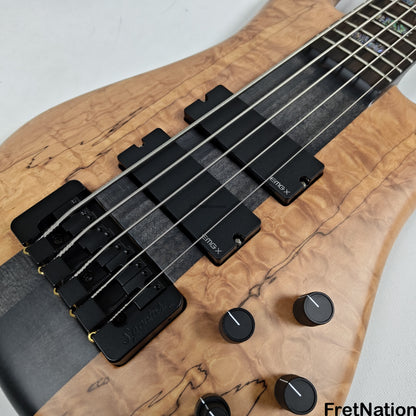 Spector Spector NS-5-32 5-String 32" Scale Bass Spalted Quilt - 9.32lbs #2132