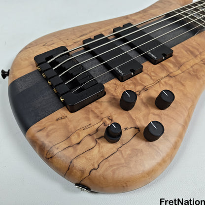 Spector Spector NS-5-32 5-String 32" Scale Bass Spalted Quilt - 9.32lbs #2132