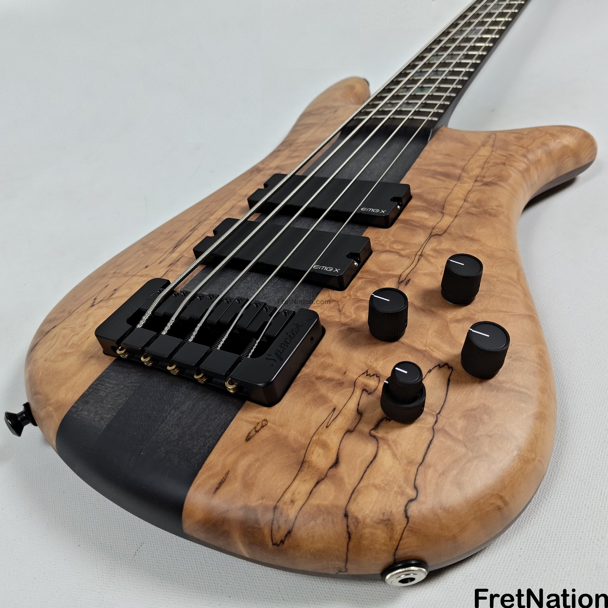 Spector Spector NS-5-32 5-String 32" Scale Bass Spalted Quilt - 9.32lbs #2132