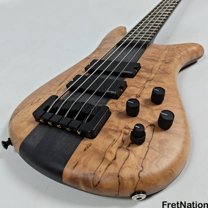 Spector Spector NS-5-32 5-String 32" Scale Bass Spalted Quilt - 9.32lbs #2132