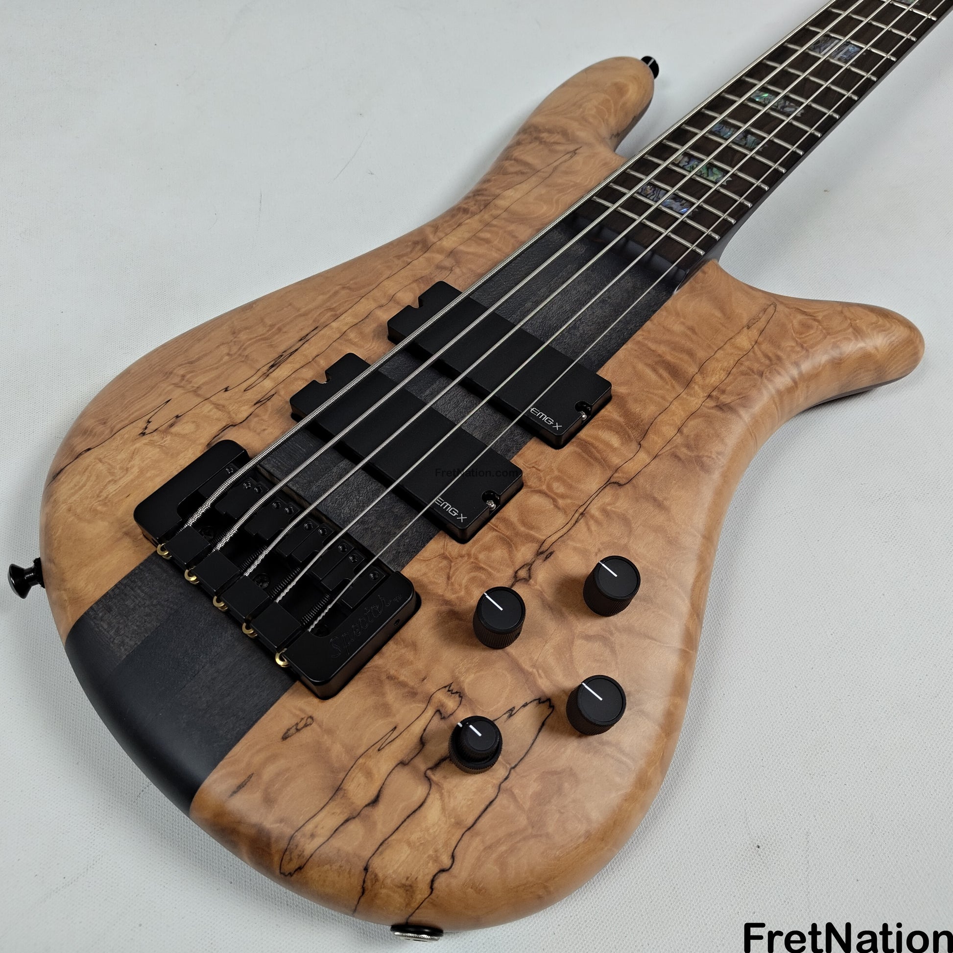 Spector Spector NS-5-32 5-String 32" Scale Bass Spalted Quilt - 9.32lbs #2132