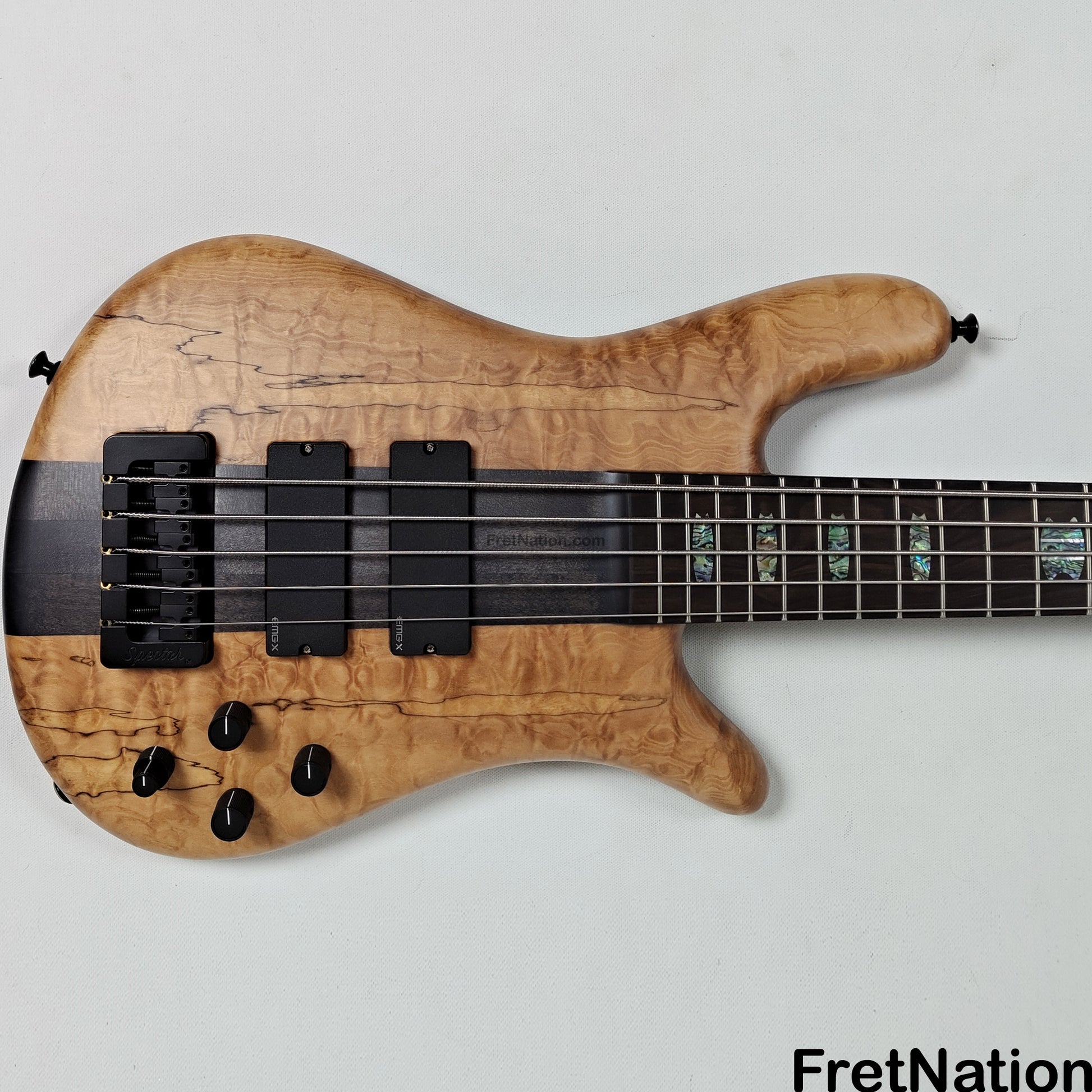 Spector Spector NS-5-32 5-String 32" Scale Bass Spalted Quilt - 9.32lbs #2132