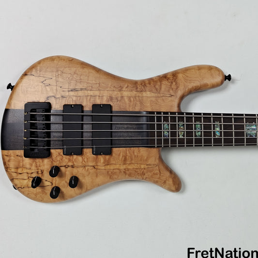 Spector Spector NS-5-32 5-String 32" Scale Bass Spalted Quilt - 9.32lbs #2132