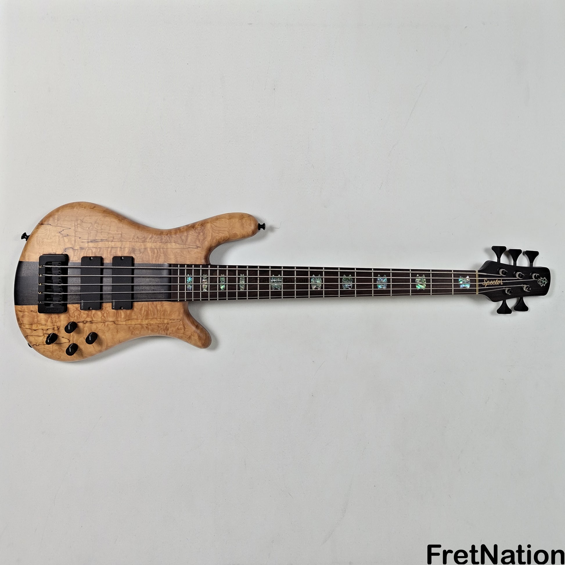 Spector Spector NS-5-32 5-String 32" Scale Bass Spalted Quilt - 9.32lbs #2132