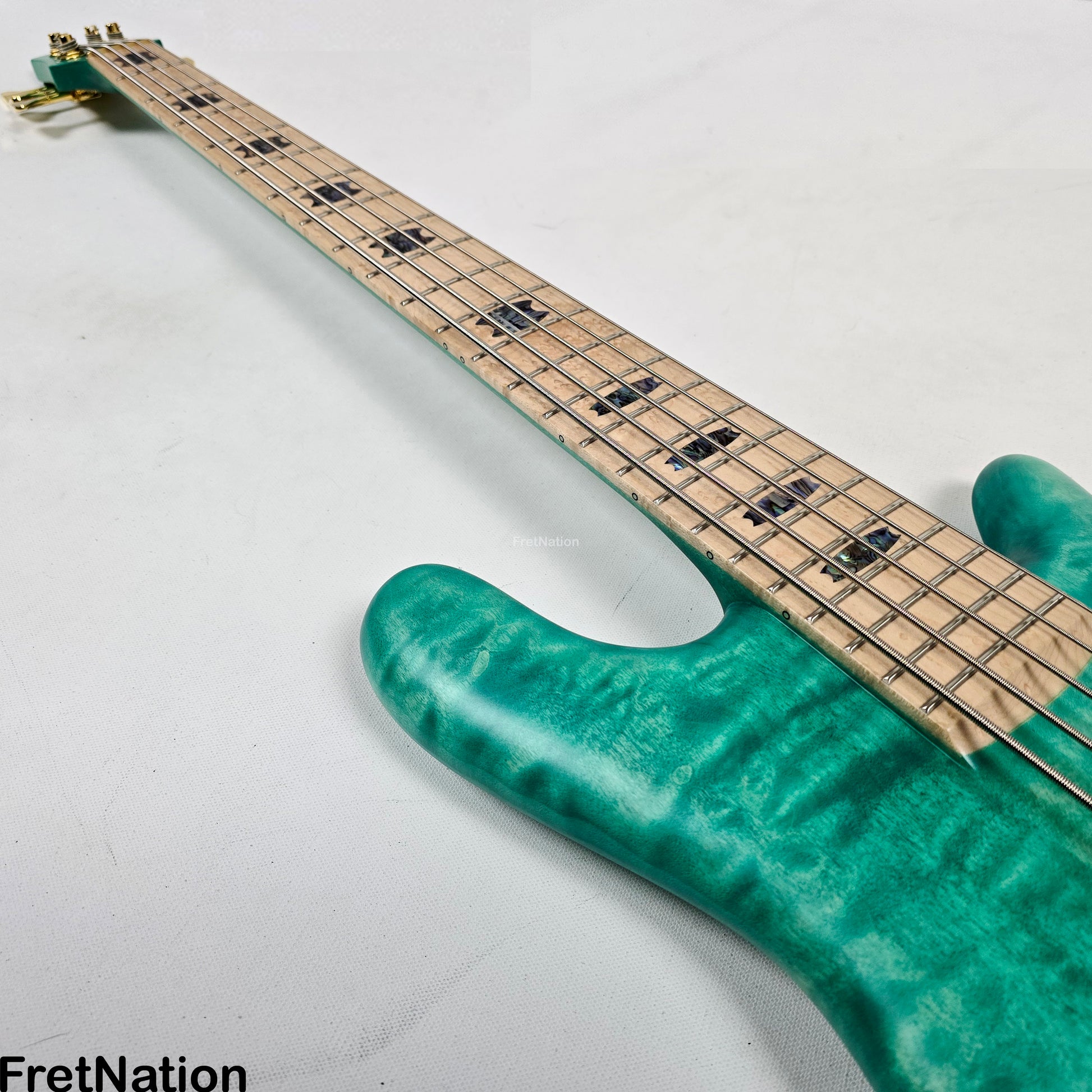 Spector Spector NS-5XL 5-String Bass Aqua Matte 8.1lbs #1846