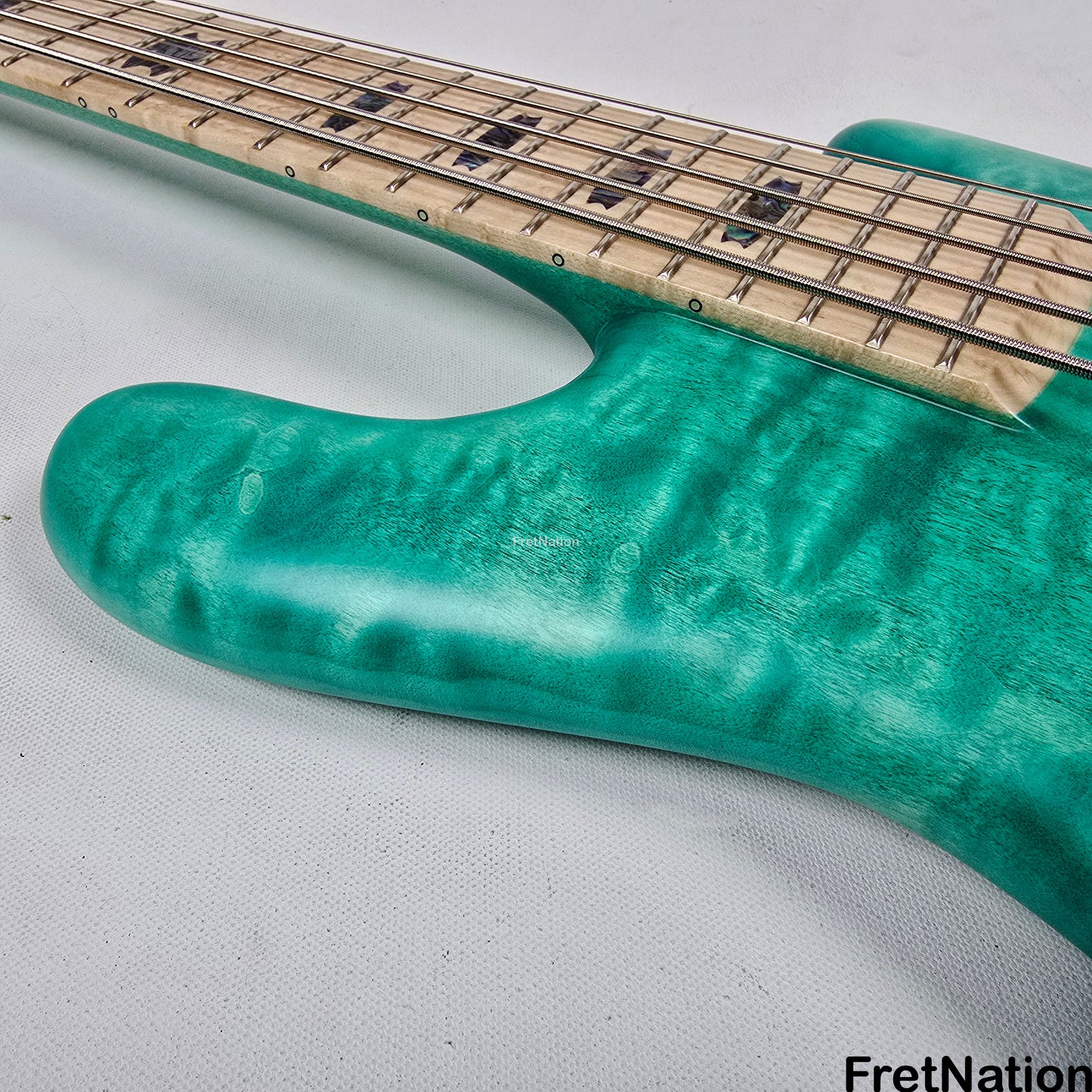 Spector Spector NS-5XL 5-String Bass Aqua Matte 8.1lbs #1846