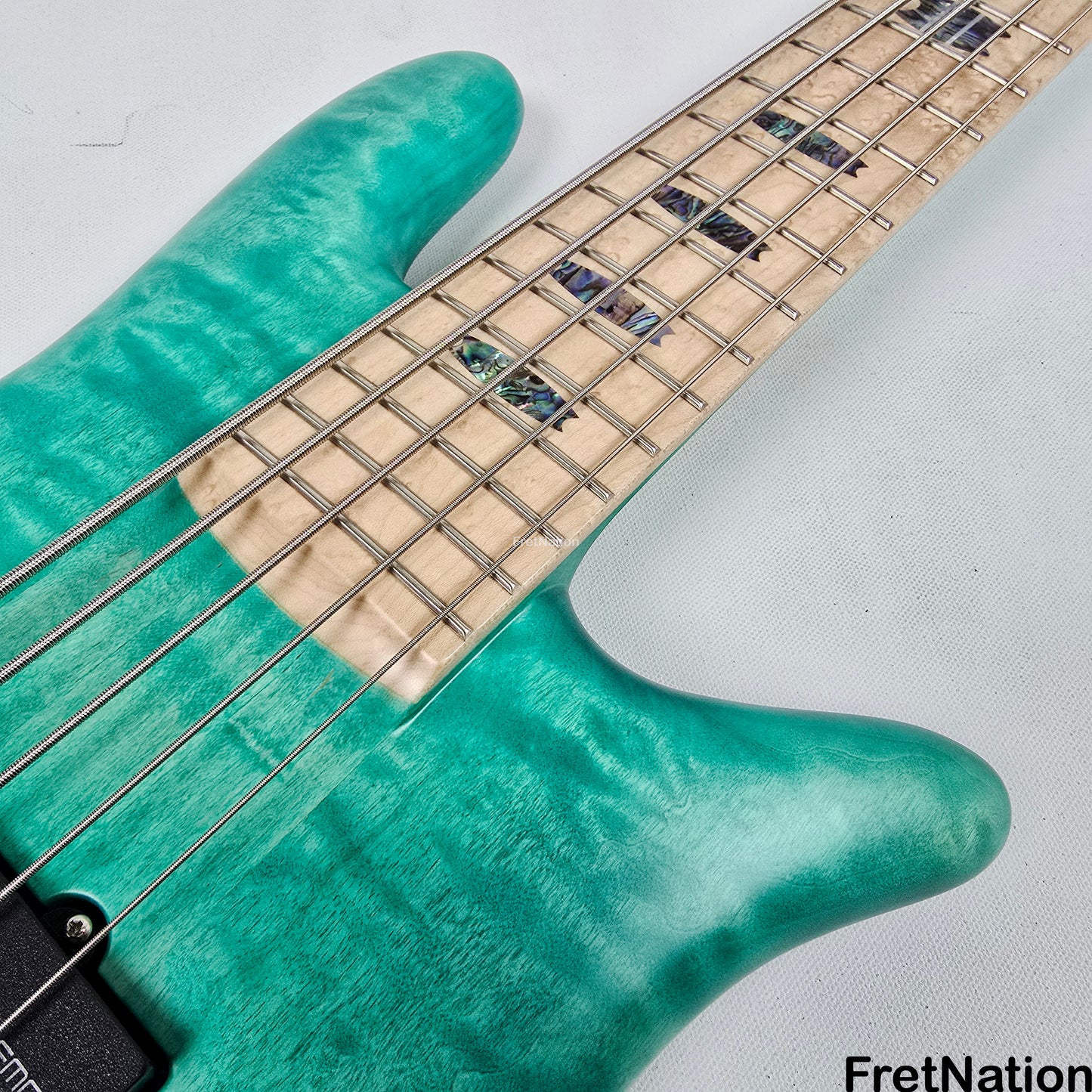 Spector Spector NS-5XL 5-String Bass Aqua Matte 8.1lbs #1846