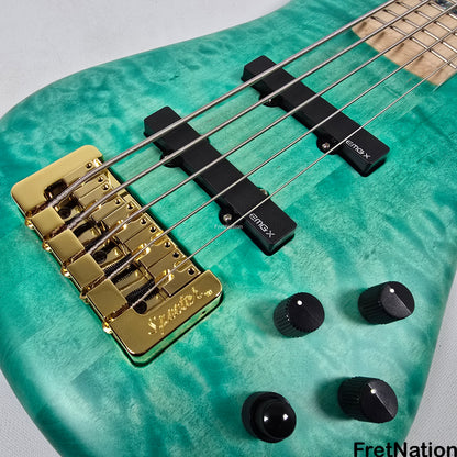 Spector Spector NS-5XL 5-String Bass Aqua Matte 8.1lbs #1846