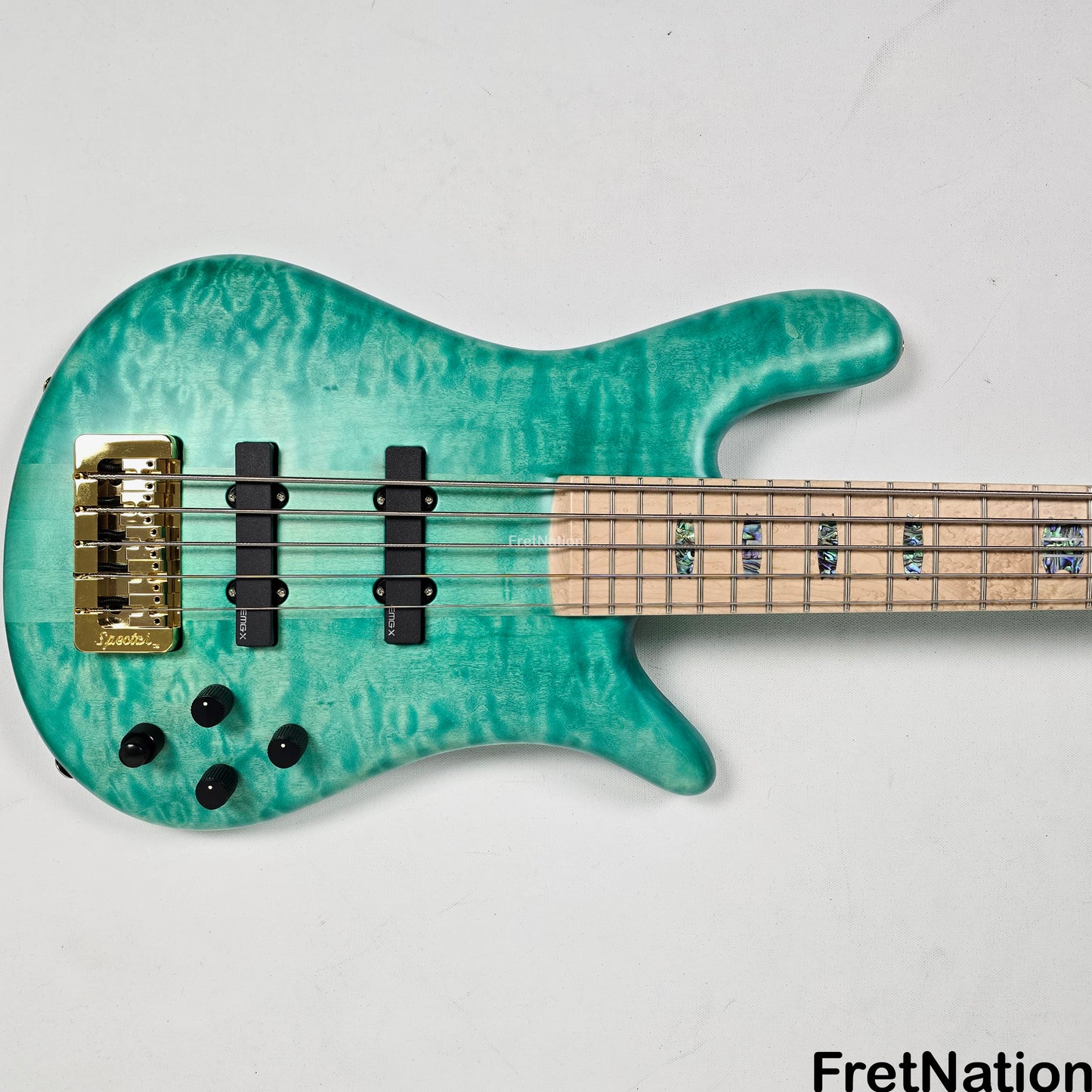 Spector Spector NS-5XL 5-String Bass Aqua Matte 8.1lbs #1846