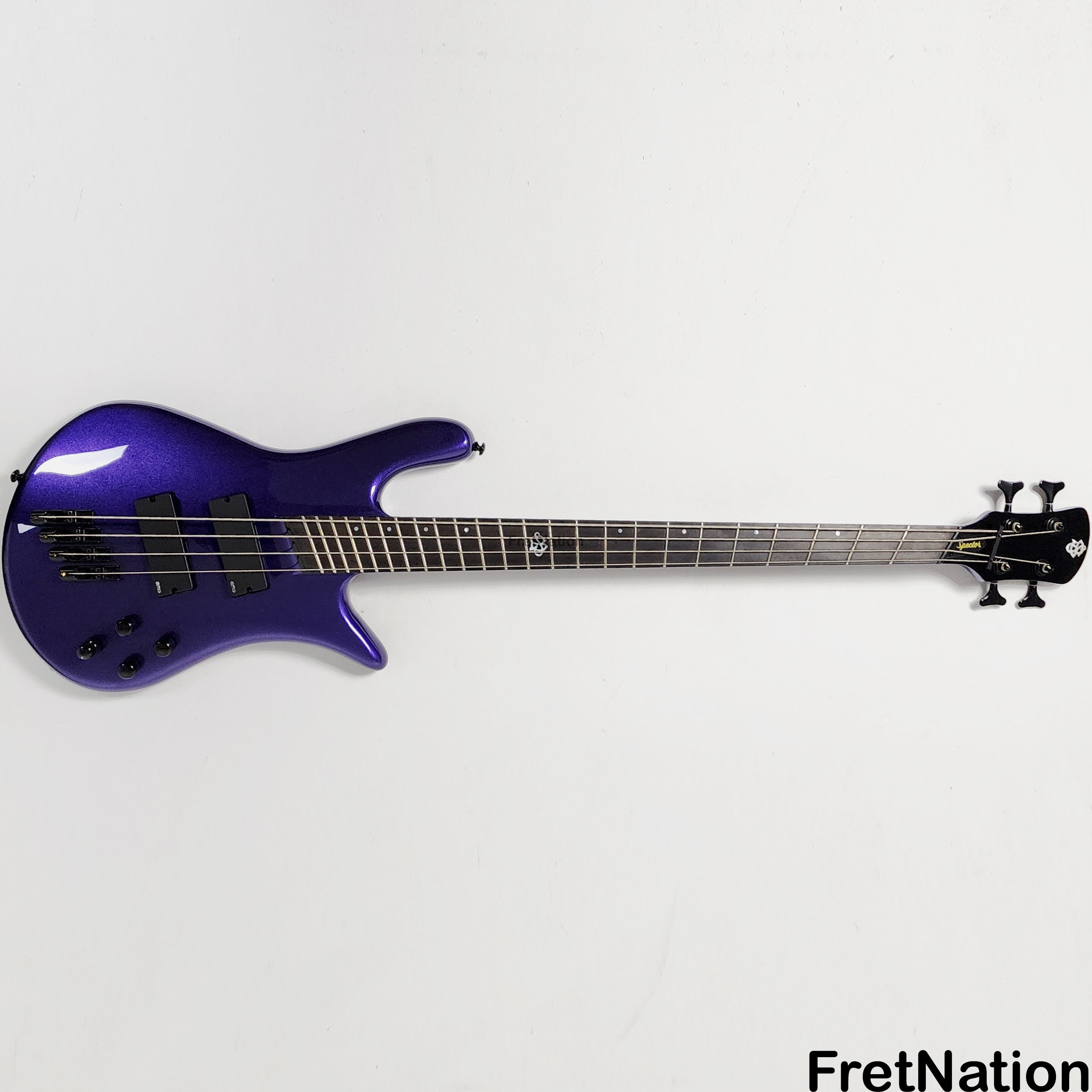 Spector NS Dimensions 4-String Multi-Scale Bass - Plum Crazy 8.94lbs  W230443 DEMO