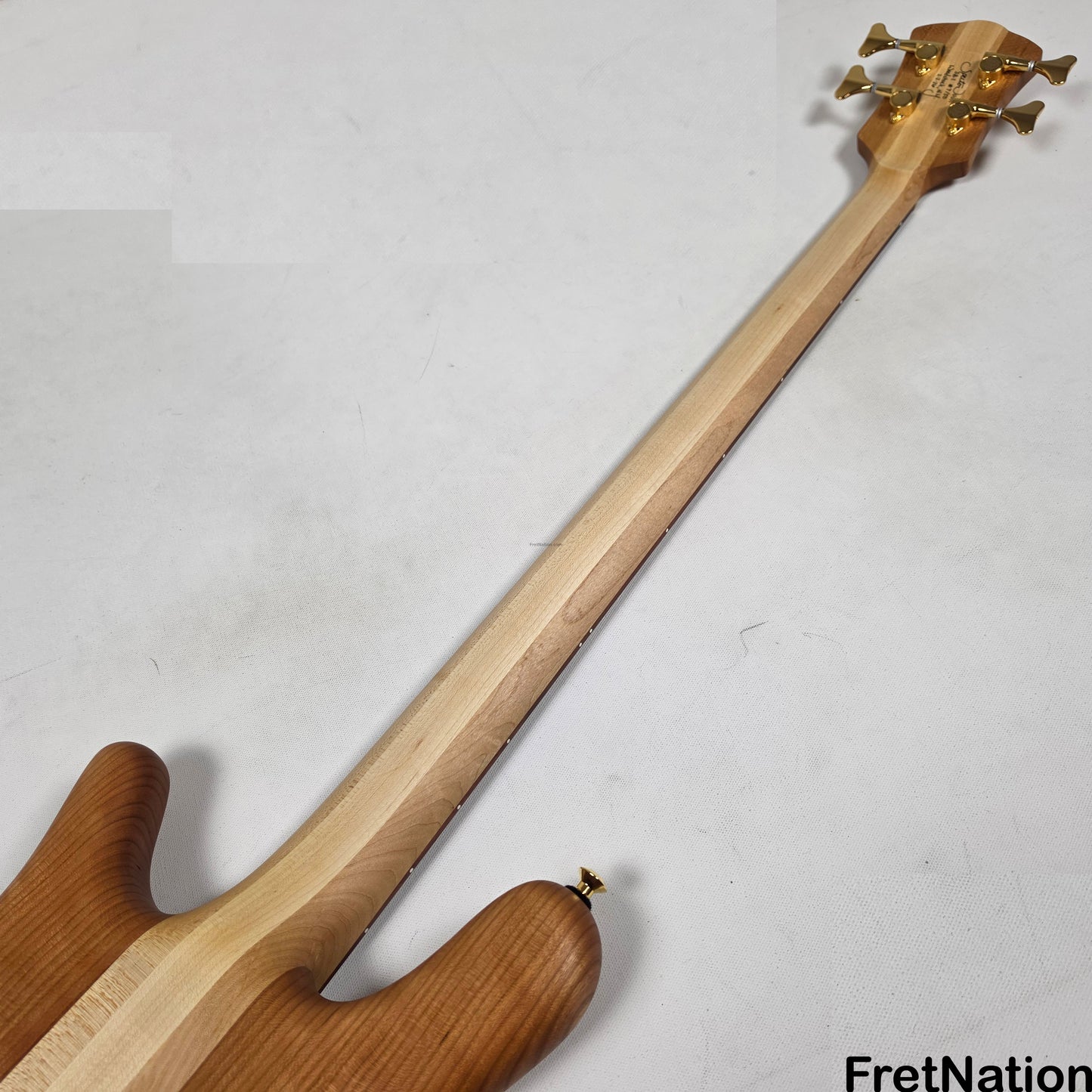 Spector Spector SB-1 Limited 50th Anniversary Reissue 4-String - Curly Cherry 9.26lbs #7 of 50