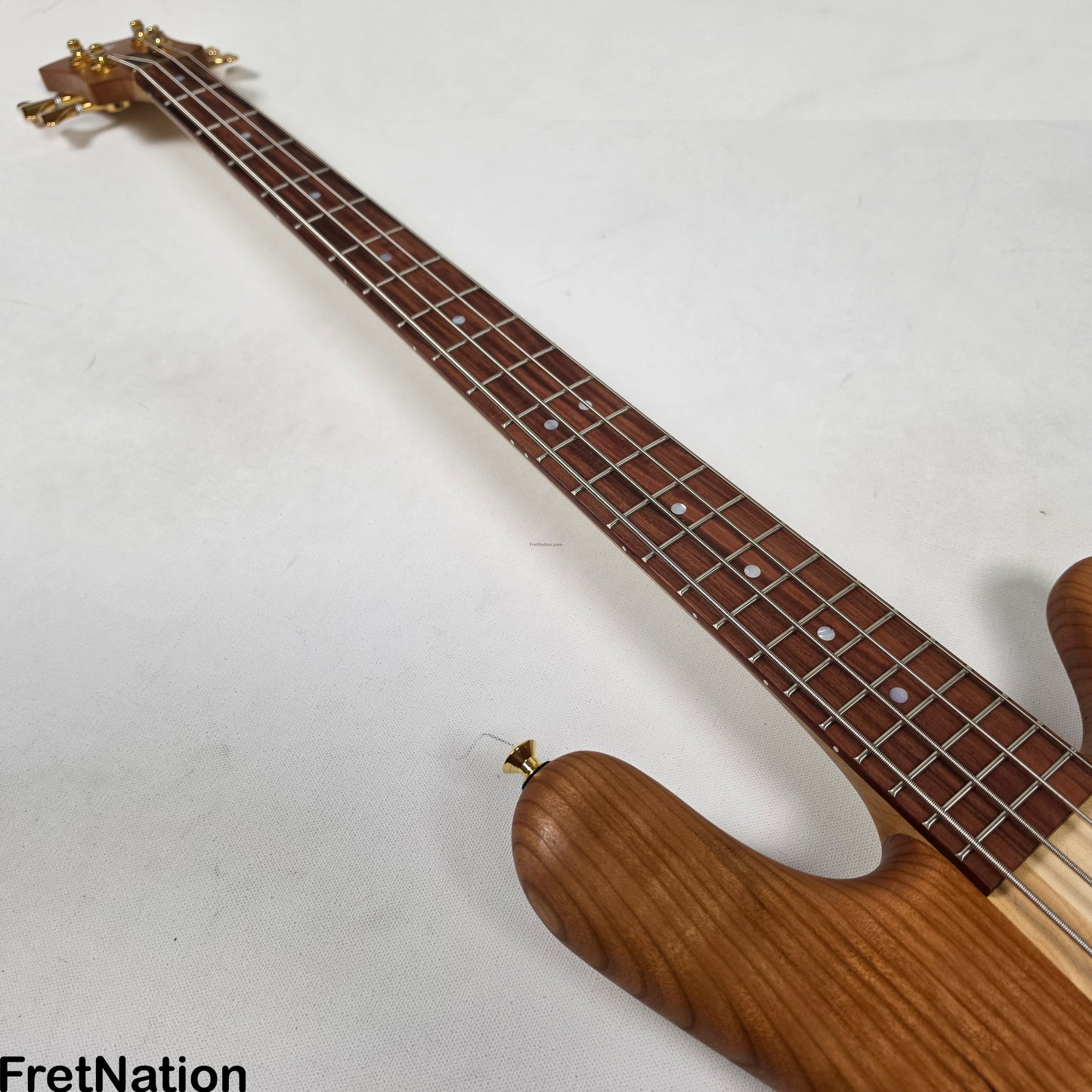 Spector Spector SB-1 Limited 50th Anniversary Reissue 4-String - Curly Cherry 9.26lbs #7 of 50