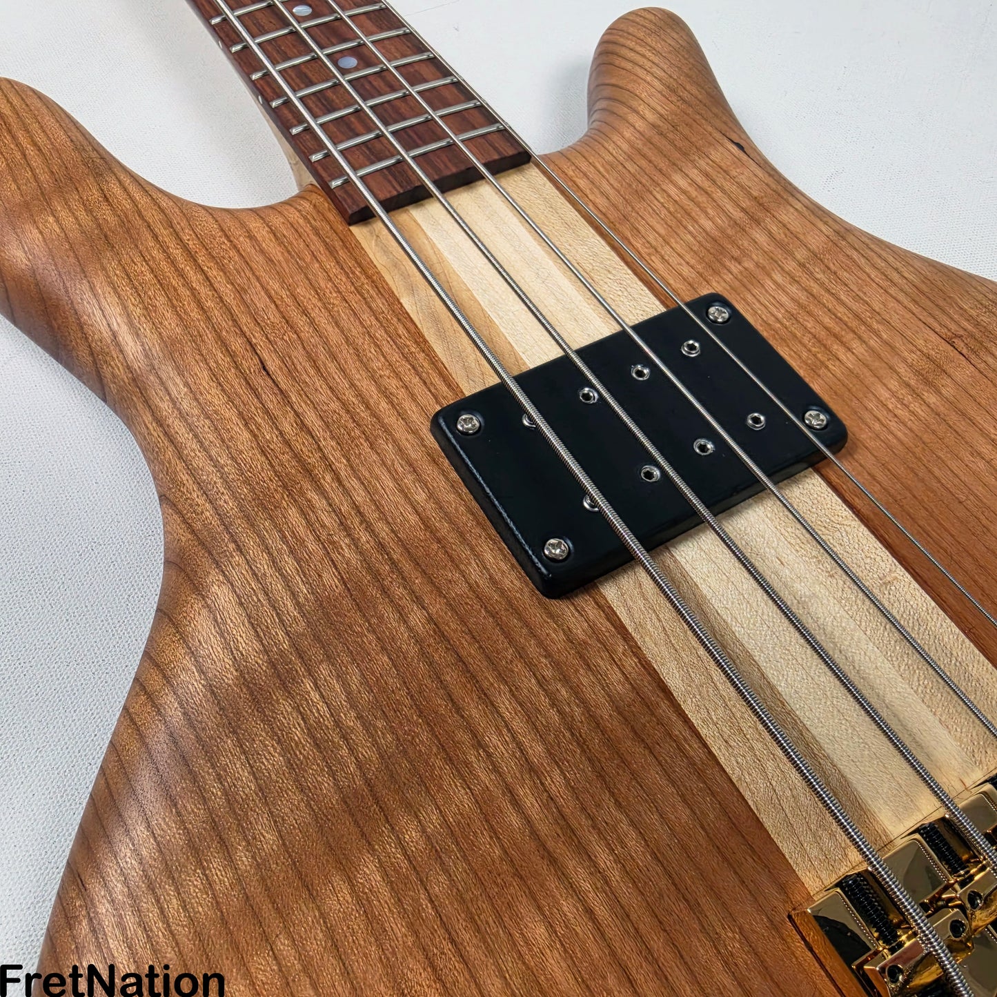 Spector Spector SB-1 Limited 50th Anniversary Reissue 4-String - Curly Cherry 9.26lbs #7 of 50