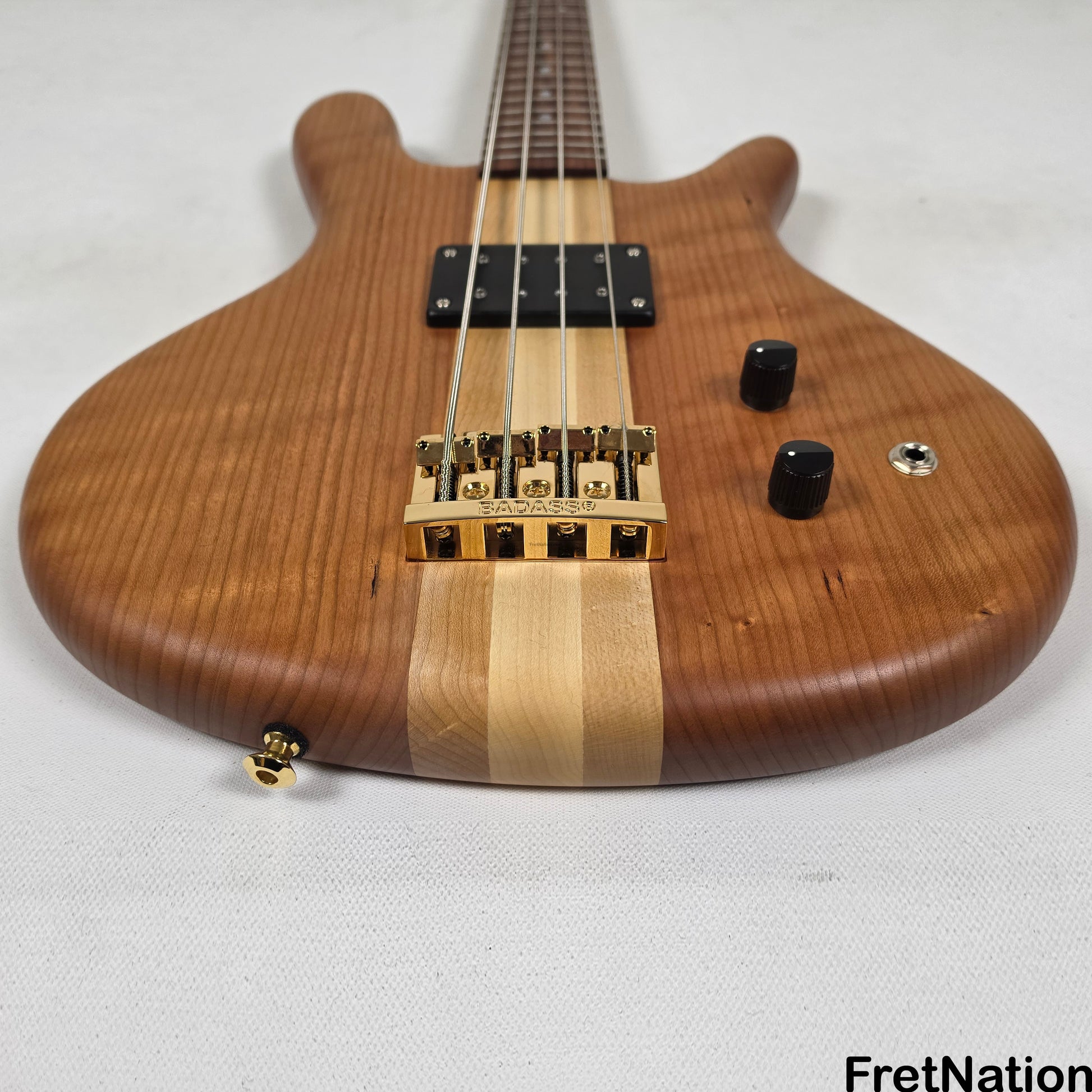 Spector Spector SB-1 Limited 50th Anniversary Reissue 4-String - Curly Cherry 9.26lbs #7 of 50