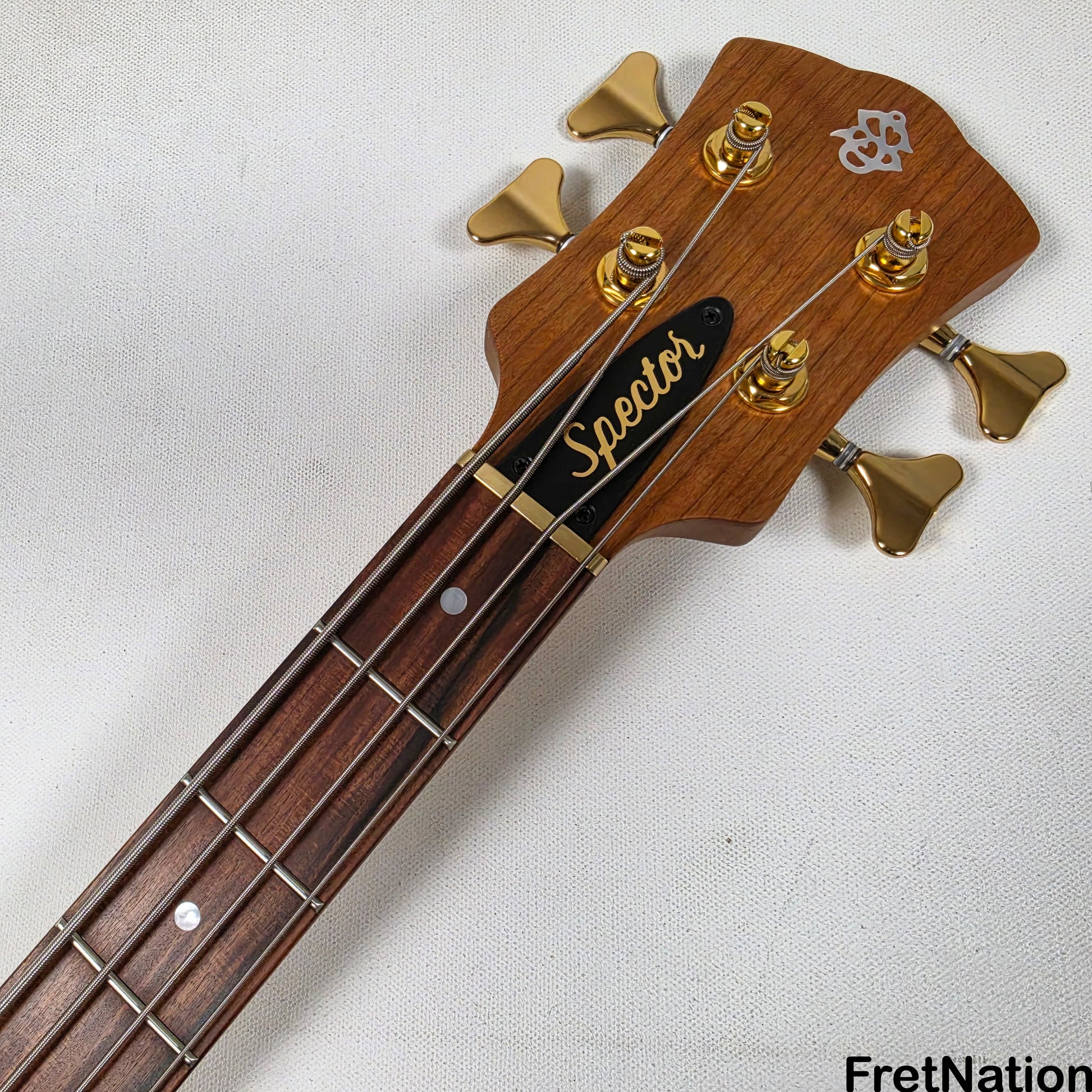 Spector Spector SB-1 Limited 50th Anniversary Reissue 4-String - Curly Cherry 9.26lbs #7 of 50