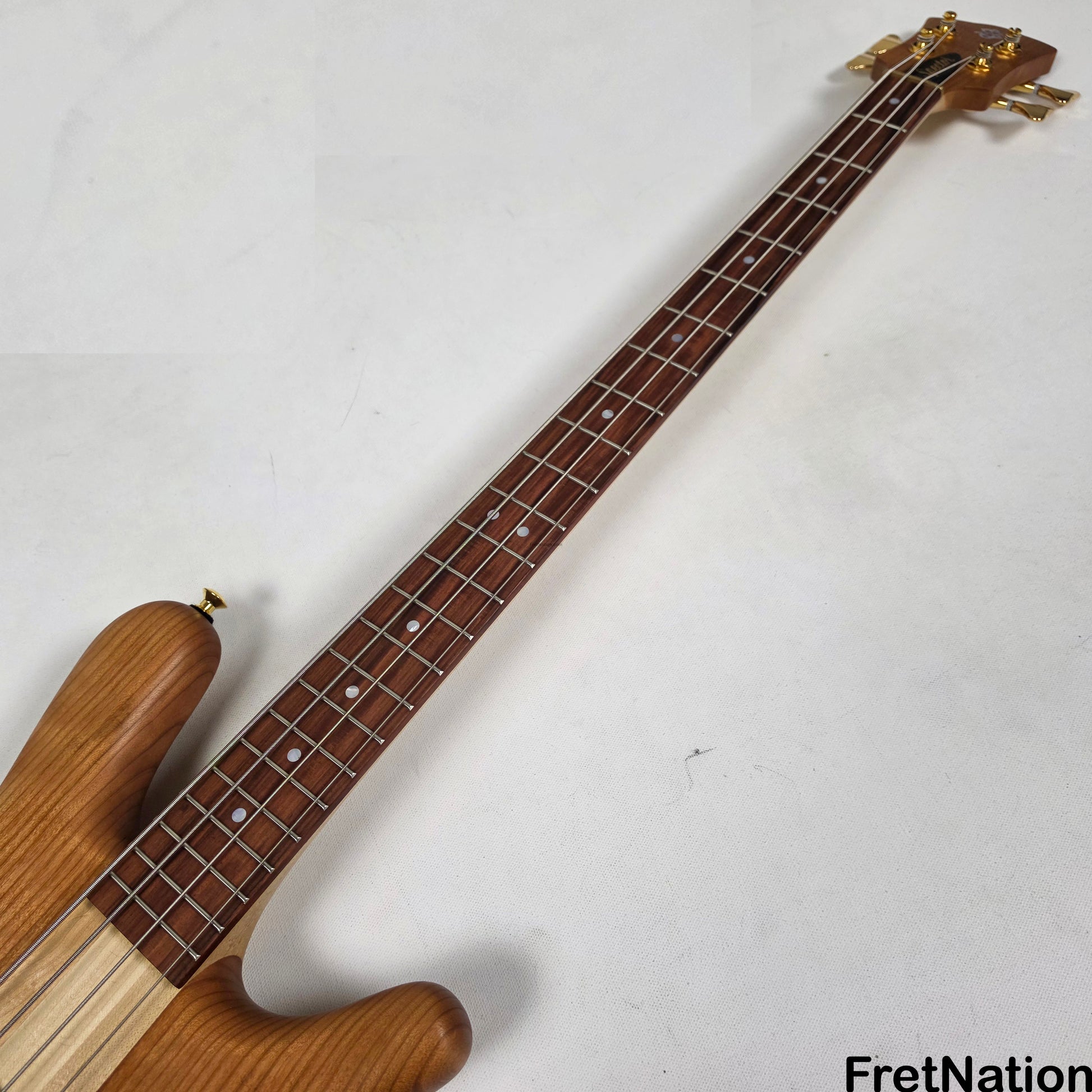 Spector Spector SB-1 Limited 50th Anniversary Reissue 4-String - Curly Cherry 9.26lbs #7 of 50