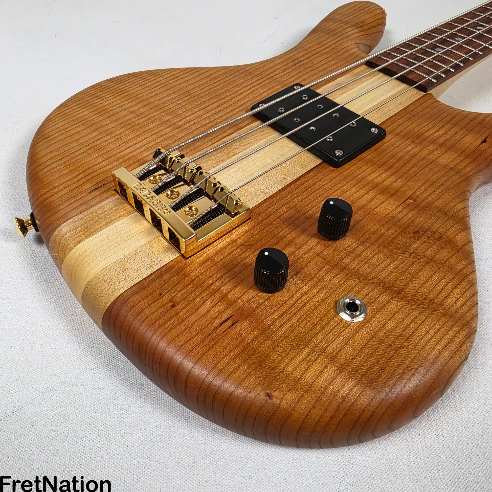 Spector Spector SB-1 Limited 50th Anniversary Reissue 4-String - Curly Cherry 9.26lbs #7 of 50