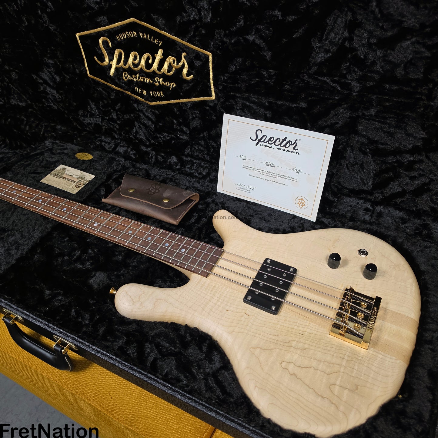 Spector Spector SB-1 Limited 50th Anniversary Reissue 4-String - Maple #46 of 50