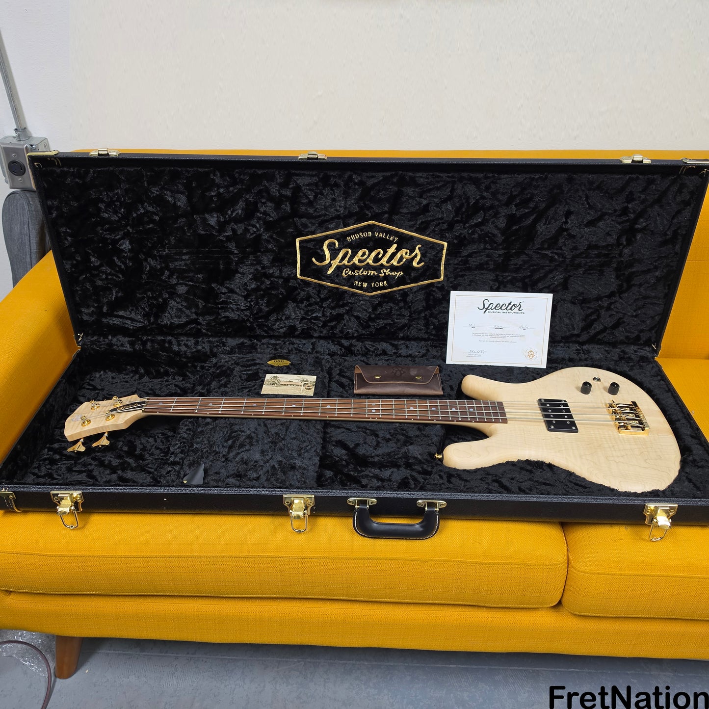 Spector Spector SB-1 Limited 50th Anniversary Reissue 4-String - Maple #46 of 50