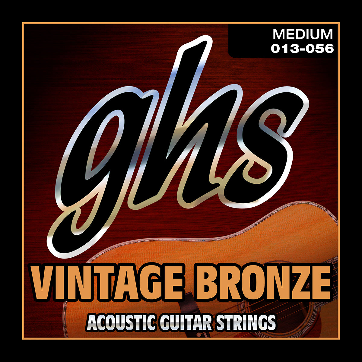 GHS Strings GHS Vintage Bronze Acoustic Guitar String Set - 13-56 Medium VN-M