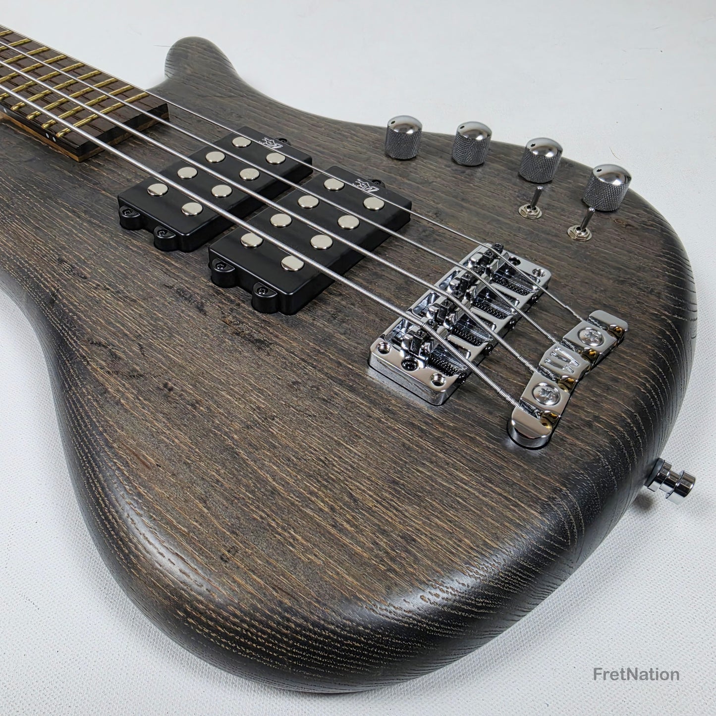 Warwick Warwick Teambuilt GPS Corvette $$ 4-String Nirvana Black Transparent Satin - 8.22lbs E 011521-23