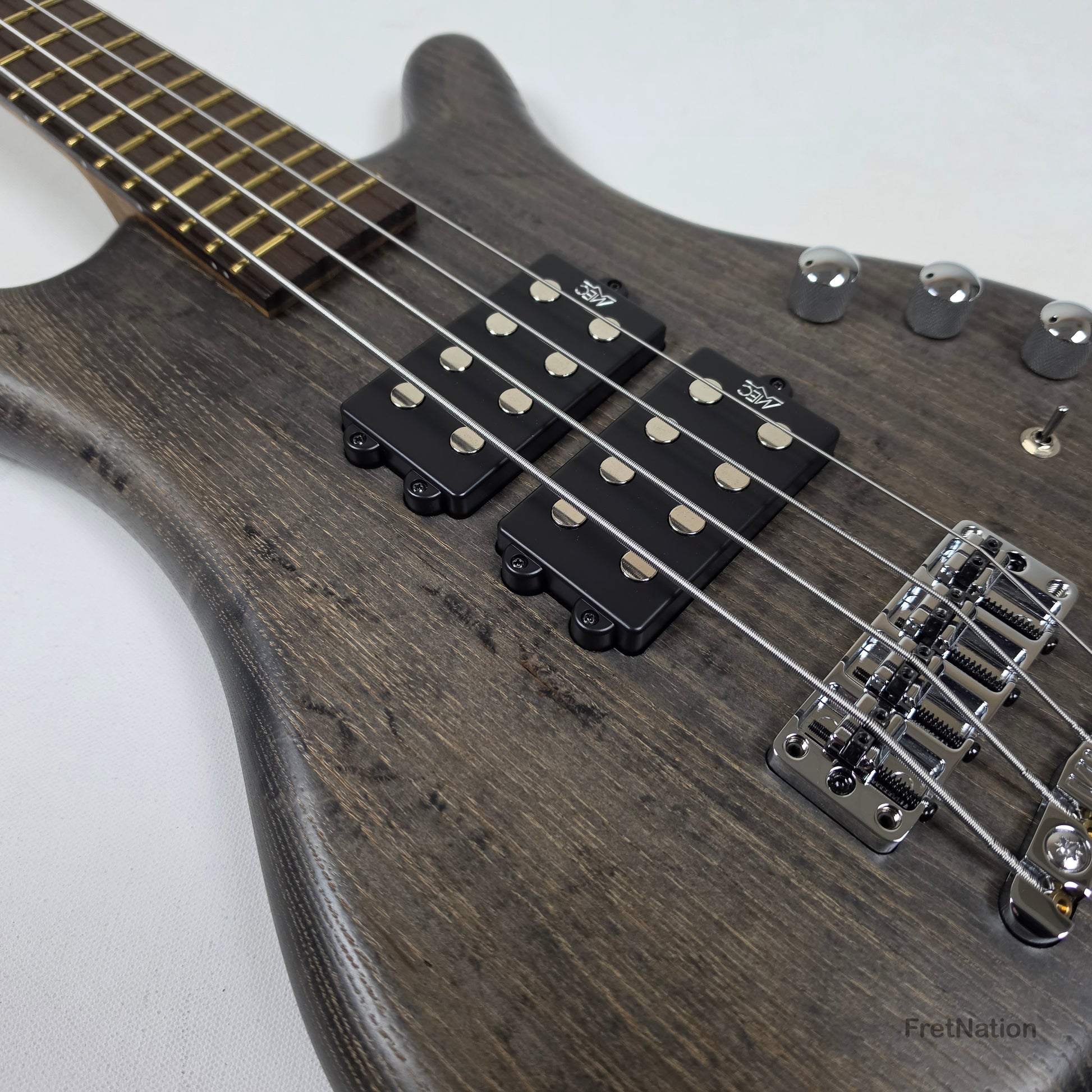 Warwick Warwick Teambuilt GPS Corvette $$ 4-String Nirvana Black Transparent Satin - 8.22lbs E 011521-23