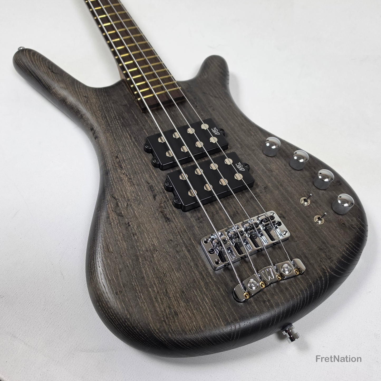 Warwick Warwick Teambuilt GPS Corvette $$ 4-String Nirvana Black Transparent Satin - 8.22lbs E 011521-23