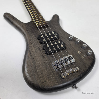 Warwick Warwick Teambuilt GPS Corvette $$ 4-String Nirvana Black Transparent Satin - 8.22lbs E 011521-23