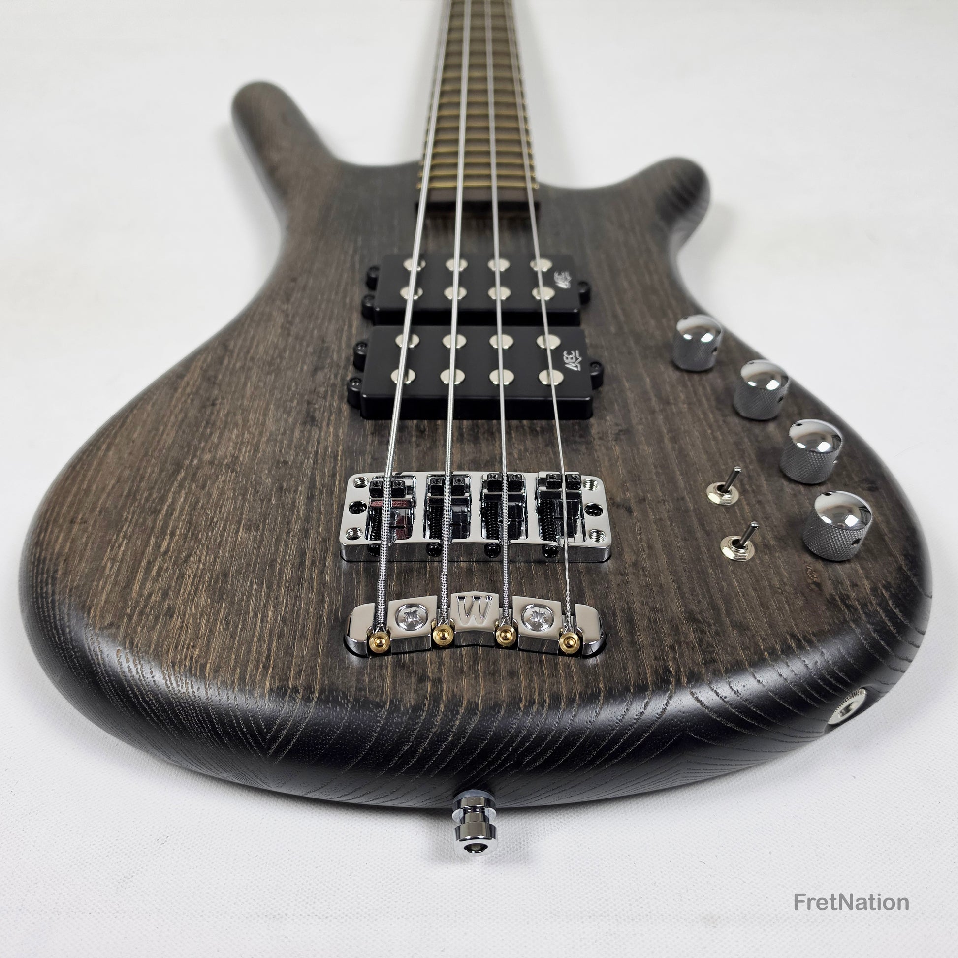 Warwick Warwick Teambuilt GPS Corvette $$ 4-String Nirvana Black Transparent Satin - 8.22lbs E 011521-23