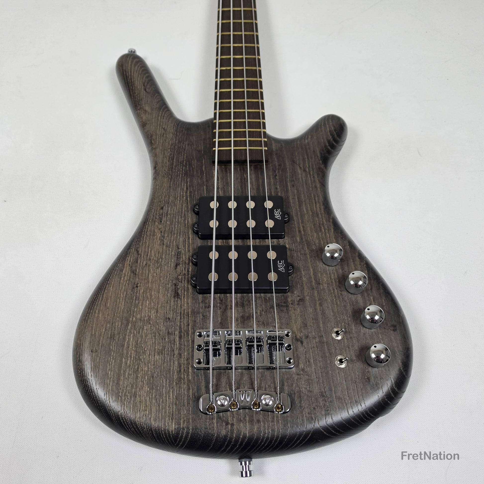 Warwick Warwick Teambuilt GPS Corvette $$ 4-String Nirvana Black Transparent Satin - 8.22lbs E 011521-23